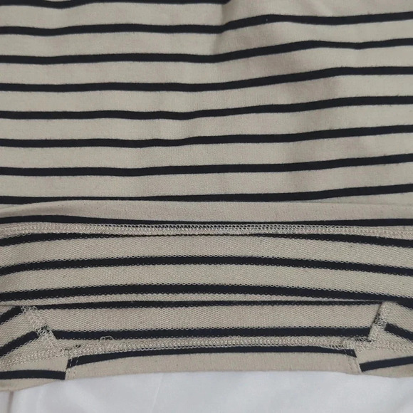 BDG Striped Pencil Mini Skirt w/ Pockets, Color Cream/Black Size S - Picture 6 of 11
